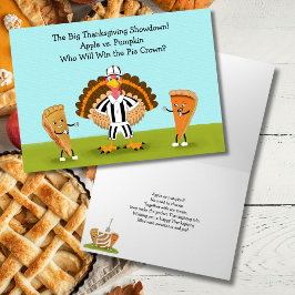 The Big Thanksgiving Showdown Pumpkin and Apple カード