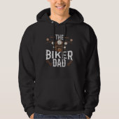 The Biker Dad  Motorcycle Biker パーカ (正面)