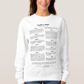 The Bill Of Rights Sweatshirt スウェットシャツ (正面)
