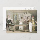 The Billiard Table, from 'The Tour of Dr. Syntax i ポストカード (正面/裏面)