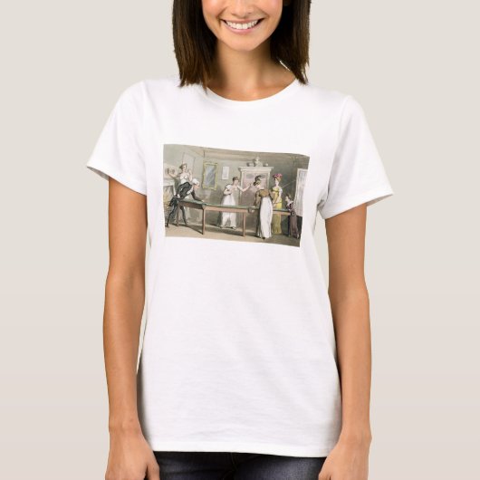 The Billiard Table, from 'The Tour of Dr. Syntax i Tシャツ (正面)