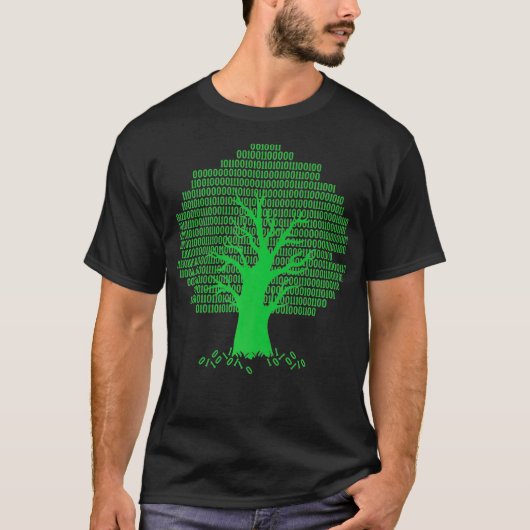 The Binary Tree Computer Programmer Software Devel Tシャツ (正面)