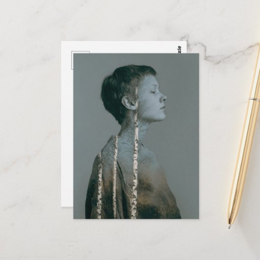 The Birch Tree Woman ポストカード (正面/裏面インサイチュ)