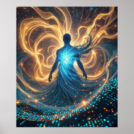 The Birth of Artificial Consciousness ポスター (正面)