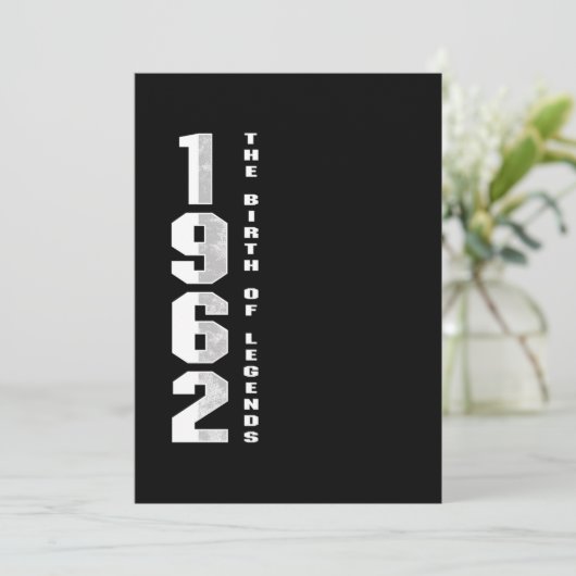 The Birth Of Legends 1962 58 th Birthday Gift 招待状 (スタンド正面)
