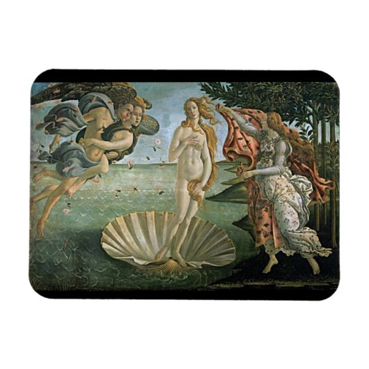 The Birth of Venus by Botticelli Magnet マグネット (横)