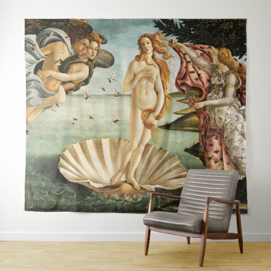 The Birth of Venus by Sandro Botticelli (1485) タペストリー (インサイチュ(横))