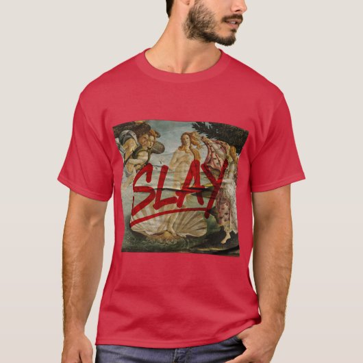 The Birth of Venus – SLAY (Red Marker Remix) Tシャツ (正面)