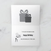 The Birthday Life Cycle Funny Birthday Card シーズンカード (内部)