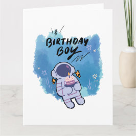 The Birthday Spaceman カード