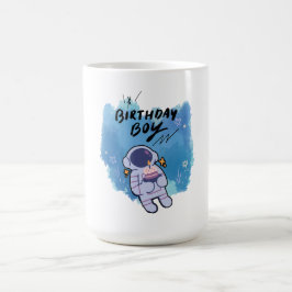 The Birthday Spaceman コーヒーマグカップ