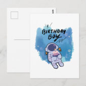 The Birthday Spaceman ポストカード (正面/裏面)