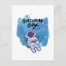 The Birthday Spaceman ポストカード