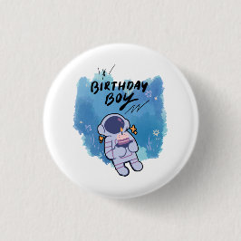 The Birthday Spaceman 缶バッジ