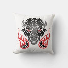 The bison goes through the fire クッション