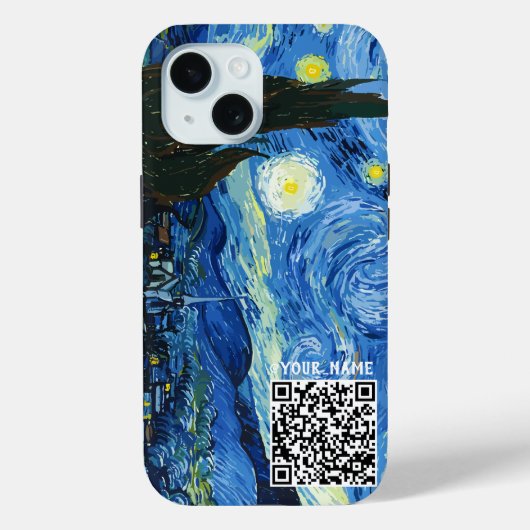 The Bitcoiny Night - Qrコード編集可能 Case-Mate iPhoneケース (裏面)