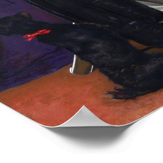 The Black Brunswicker by John Everett Millais ポスター (角)