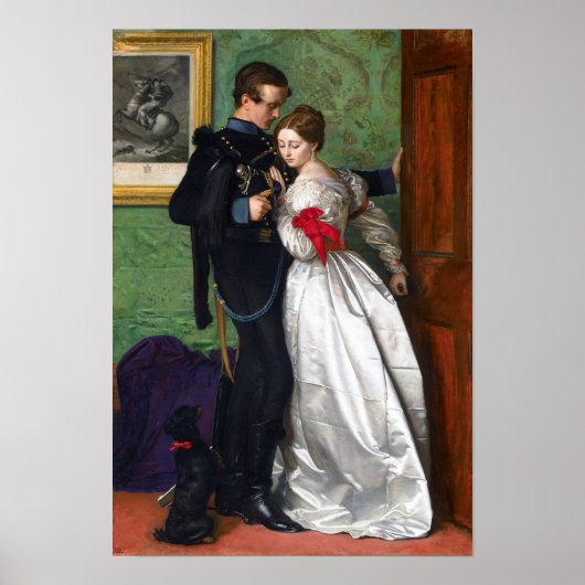 The Black Brunswicker by John Everett Millais ポスター (正面)