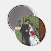 The Black Brunswicker by John Everett Millais マグネット (正面/裏面)