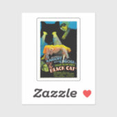 The Black Cat (ヴィンテージポスター) シール (シート)