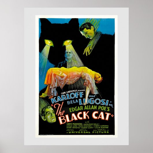 The Black Cat (ヴィンテージポスター) ポスター (正面)