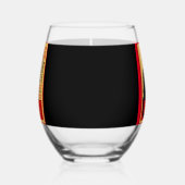 The Black Cat, Le Chat Noir, Art ステムなしワイングラス (左)