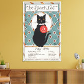 The black cat, May 1896 キャンバスプリント (インサイチュ (リビング))