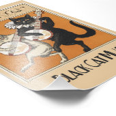 "The Black Cat" Music Poster フォトプリント (角)
