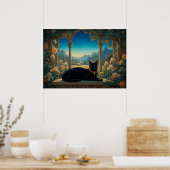 The Black Cat of the Golden Loggia ポスター (キッチン)