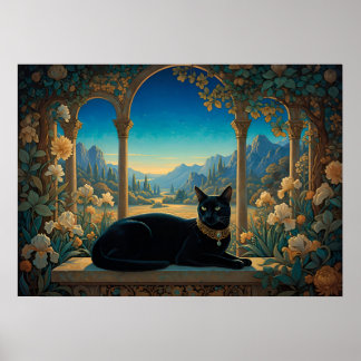 The Black Cat of the Golden Loggia ポスター