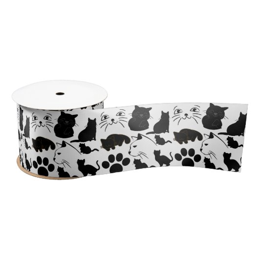 THE BLACK CATS PATTERNS      サテンリボン (リール)