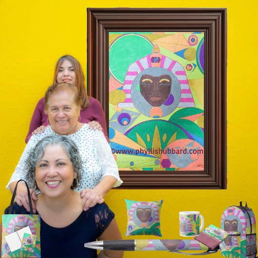 The Black Empress プリントバックパック