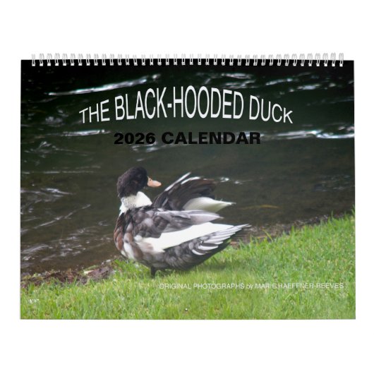 THE BLACK-HOODED DUCK 2026 CALENDAR カレンダー (カバー)