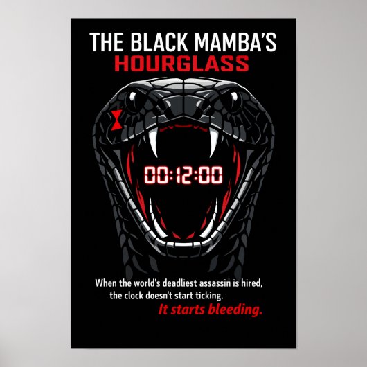 The Black Mamba’s Hourglass ポスター (正面)