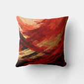 The Black & Red Sweep クッション (裏面)