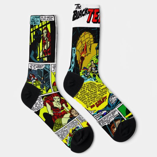 The Black Terror Comic Strip Socks ソックス (右)