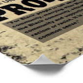 THE BLACK WALL STREET JOURNALポスター ポスター (角)