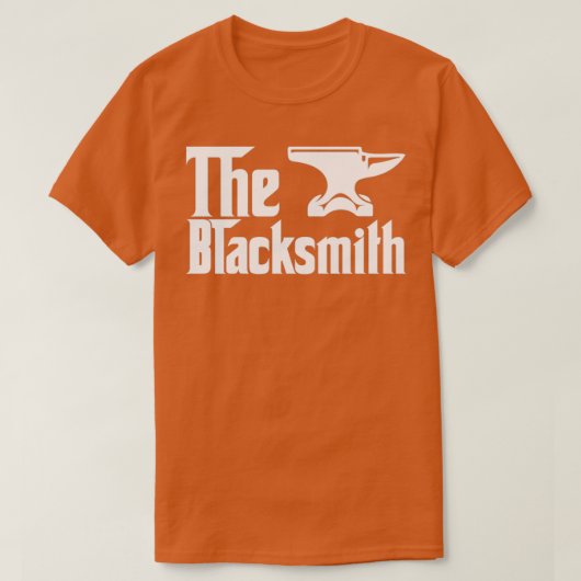 The blacksmith job gifts for father T Tシャツ (デザイン正面)