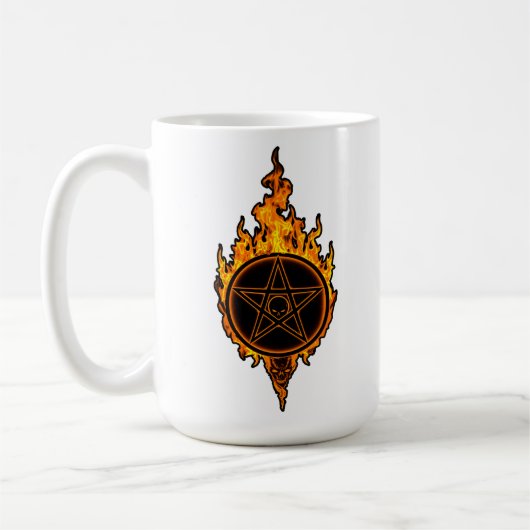 The Blazing Pentagram コーヒーマグカップ (左)