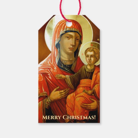 The Blessed Mother of God Icon ギフトタグ (正面)