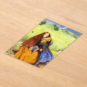 The Blind Girl by John Everett Millais アクリル招待状 (レイダウン)