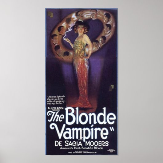 The Blonde Vampire ポスター (正面)