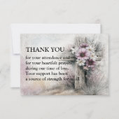 The Bloom of Grace サンキューカード (正面)