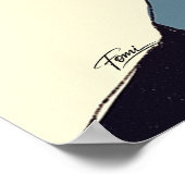 The Bloom of Silence - Surreal Graphic Art Poster ポスター (角)