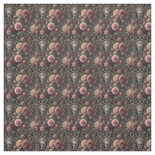The Bloomeater's Sermon - Gothic Dense Tile ファブリック (見本)