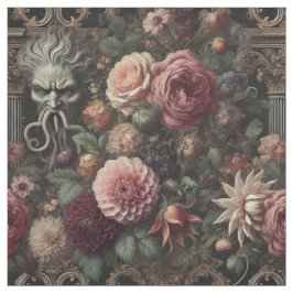 The Bloomeater's Sermon - Gothic Statement Tile ファブリック