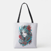 The Blooming Moon Lunar Floralia Spirit of the Tid トートバッグ (裏面)