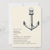 The Blue Anchor｜ウェディング ブライダルシャワー 招待状 (正面)