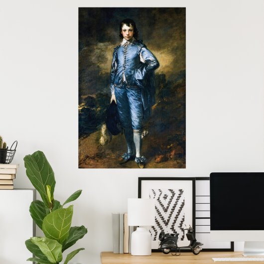 The Blue Boy by Thomas Gainsborough ポスター (ホームオフィス)