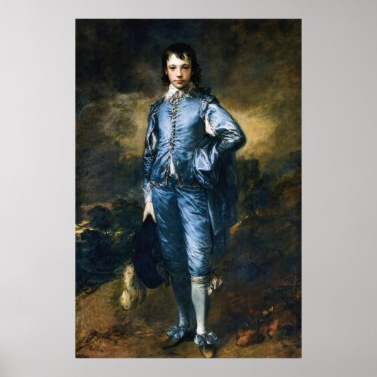 The Blue Boy by Thomas Gainsborough ポスター (正面)